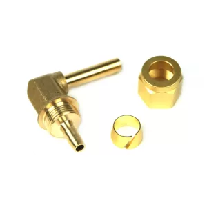 Накрайник / Конектор ъгъл 90° DREHMEISTER PVC тръба 6mm